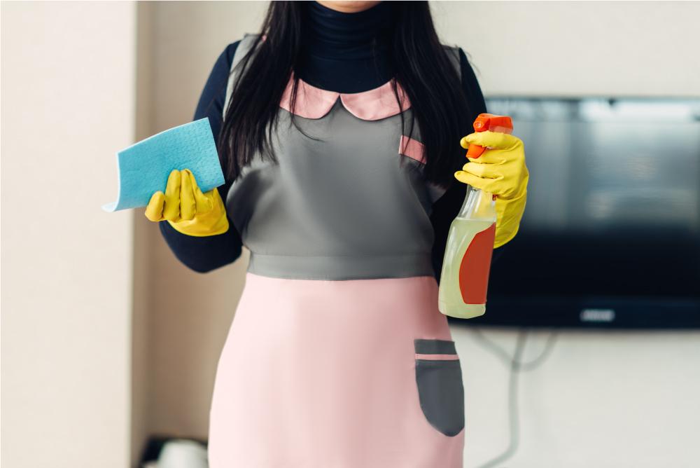 female-cleaner-holds-cleaning-equipment-in-hands-WRCTQYN